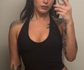 Customer photo review of The Halter Tank / Black