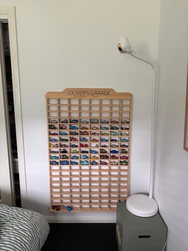 Customer photo review of Add personalisation - car garage