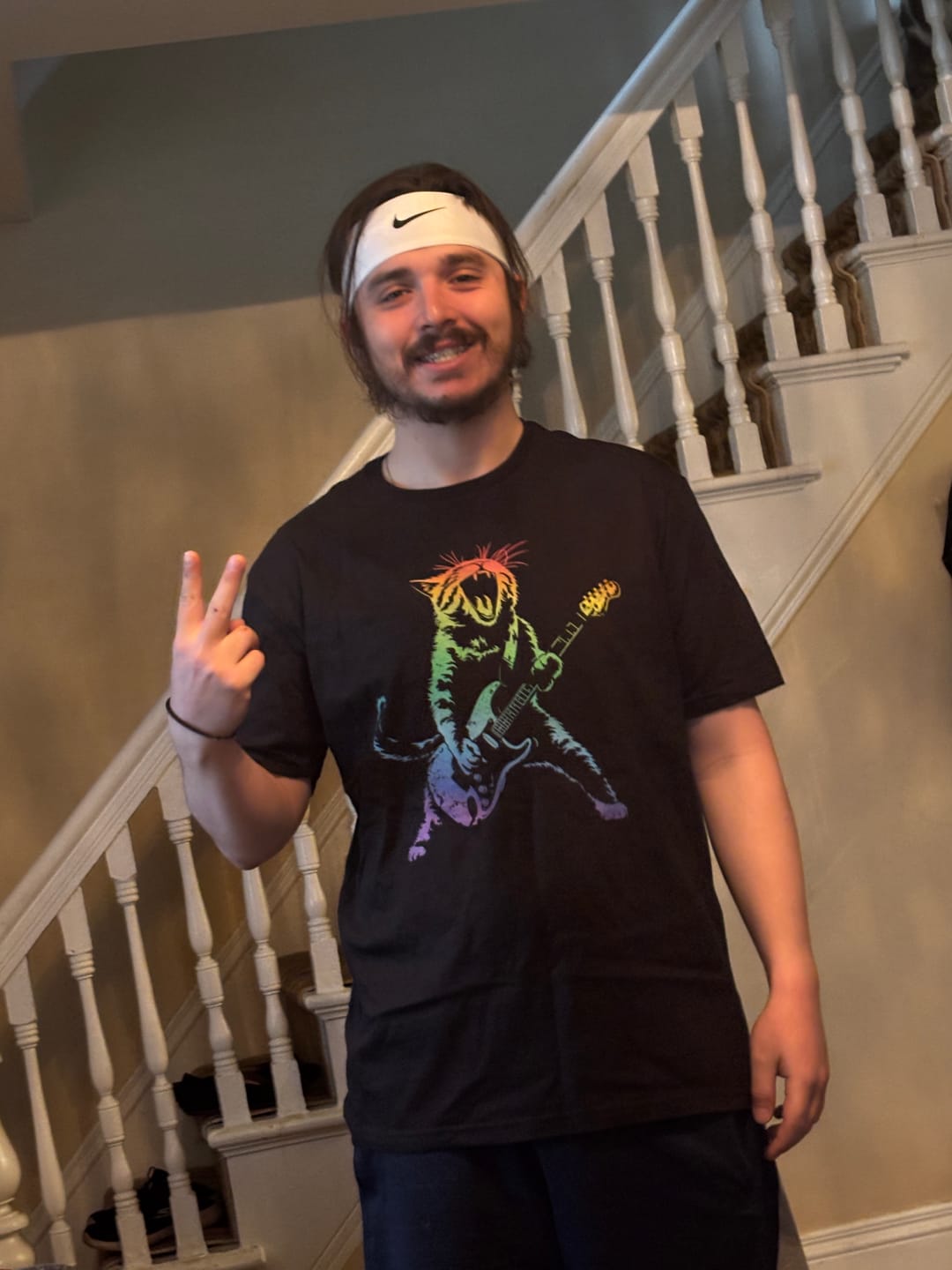 Customer photo review of Rock Rainbow T-Shirt