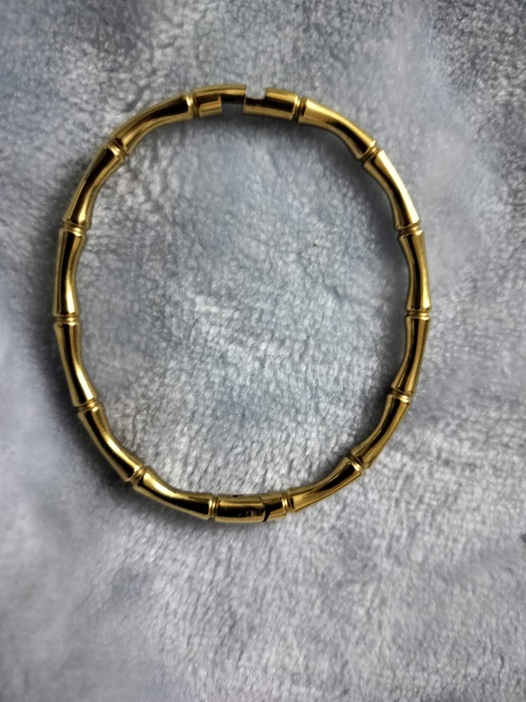 Customer photo review of Golden Bamboo Bracelet