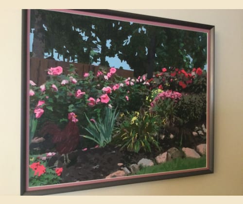 Customer photo review of Custom Paint By Numbers - Turn Trip Memory into Art