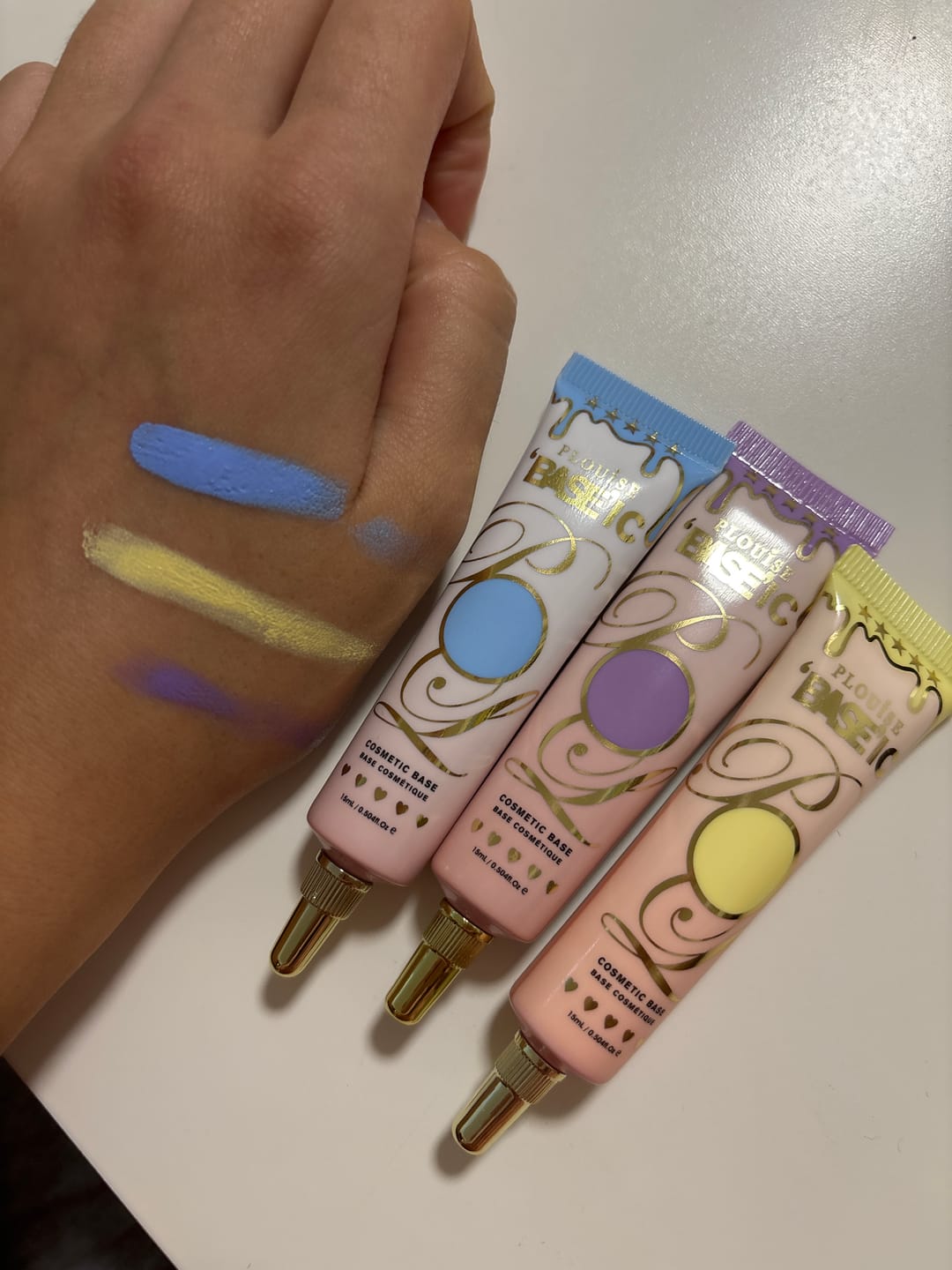Customer photo review of P. Louise Coloured Base