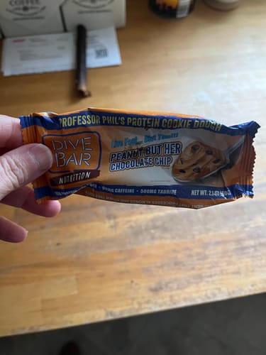 Customer photo review of CLEARANCE Peanut But Her Chocolate Chip - 5 bars