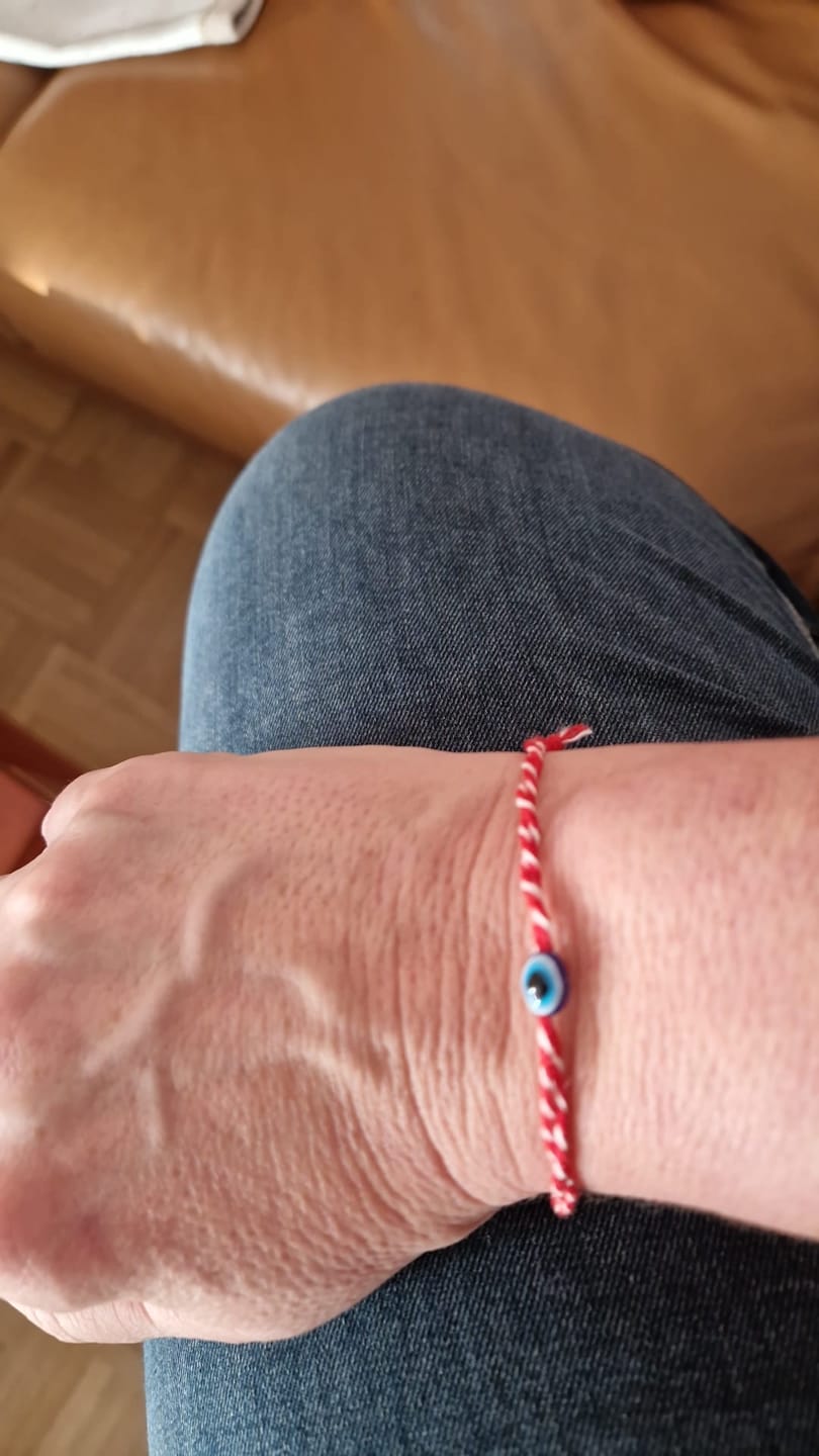 Customer photo review of Martaki Armband mit schützendem Auge