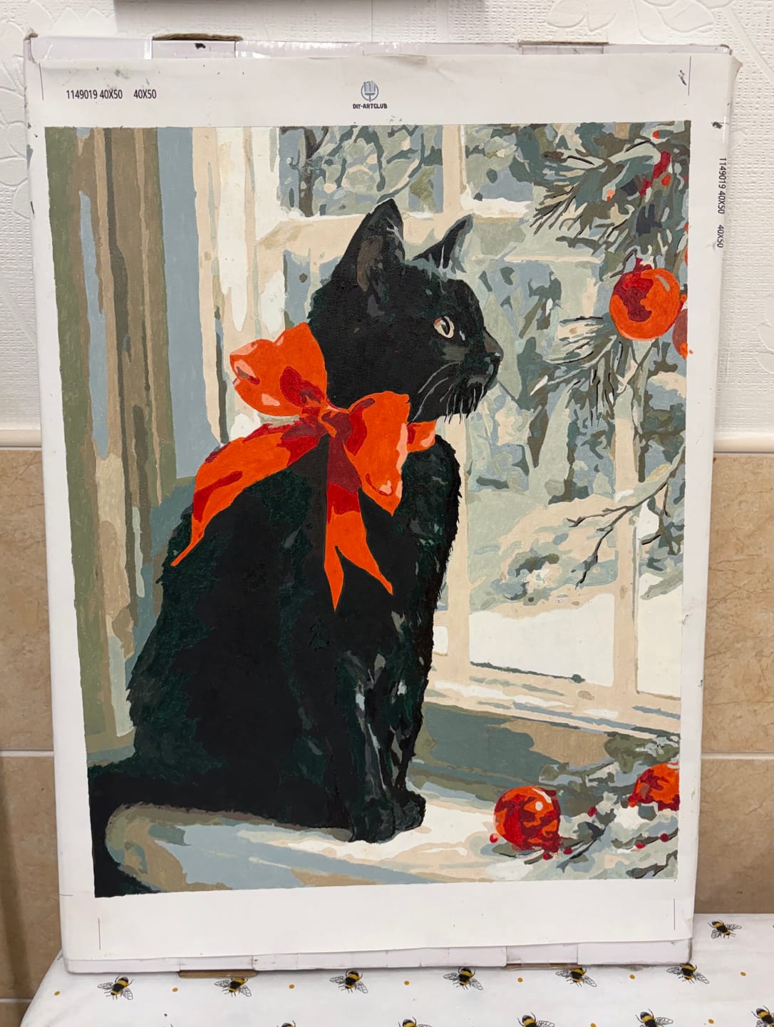 Customer photo review of Unexpected gift | Paint by Number
