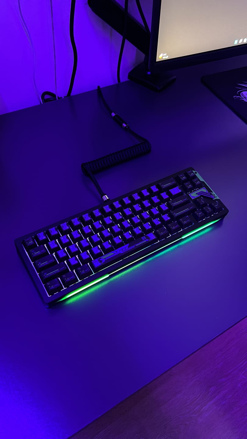Customer photo review of Chilkey Slice68 HE Alüminyum Klavye (Manyetik Switch / HE)