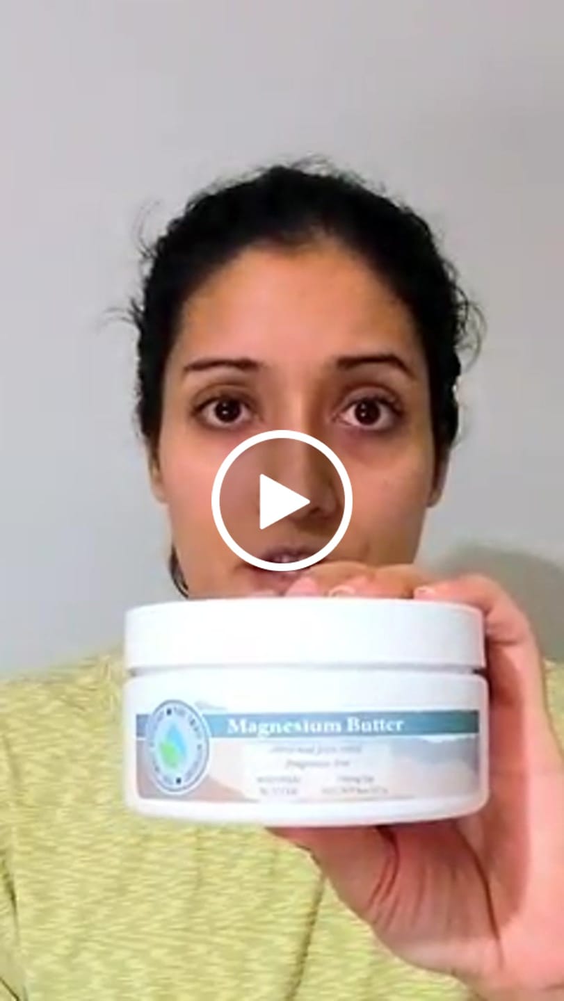 Customer video review of Magnesium Whipped Butter 8oz (Pure & Natural, Unscented)