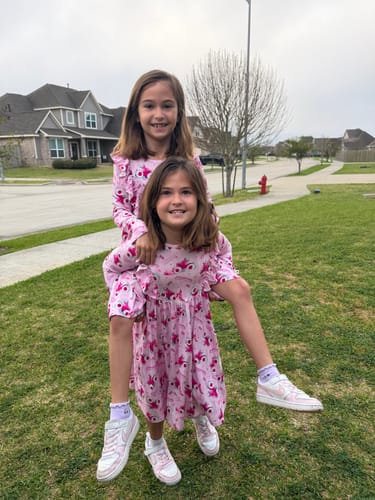 Customer photo review of Magical Mayhem Long Sleeve Flutter Dress