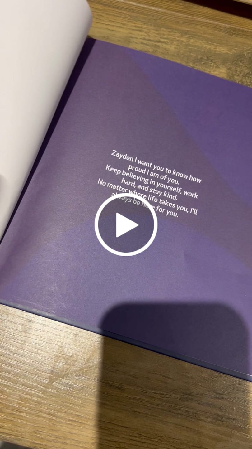 Customer video review of Tottenham Hotspur Personalised Book