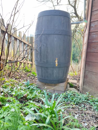 Customer photo review of YourCasa Regentonne 250 Liter [Timber] - Frostsicher & UV-beständig