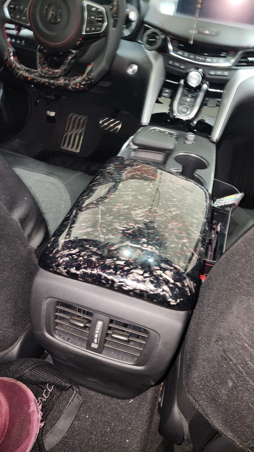 Customer photo review of 2021-2025 TLX Aspec Type S Carbon Fiber Arm Rest