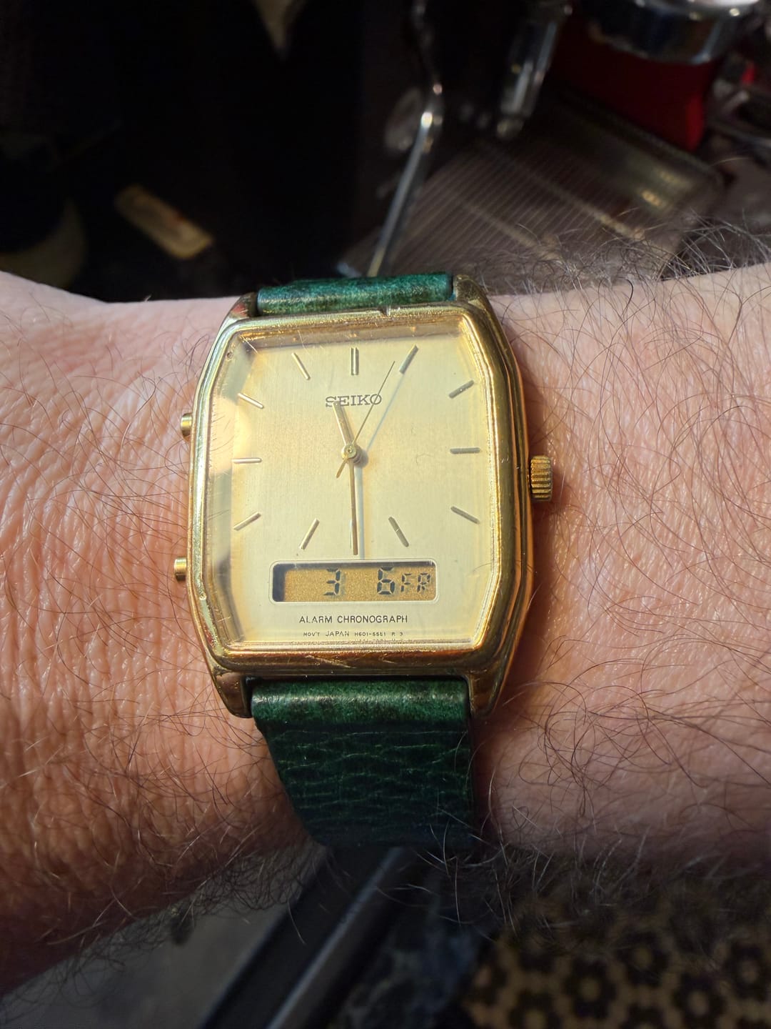 Customer photo review of Hunter Green Pebbled