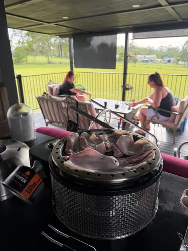 Customer photo review of Rotisserie & Dome Extension