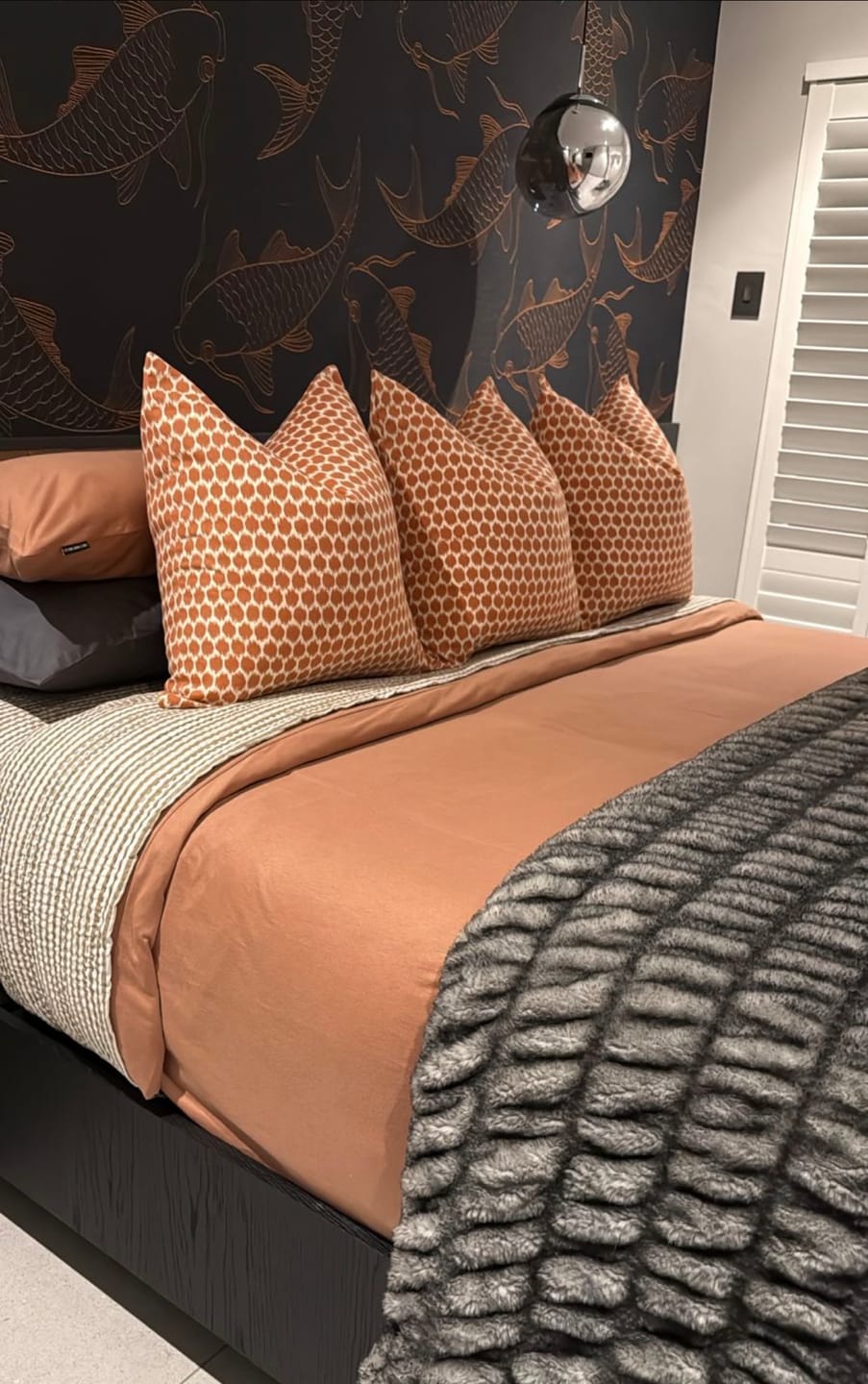 Customer photo review of Duvet Cover Set - Terracotta