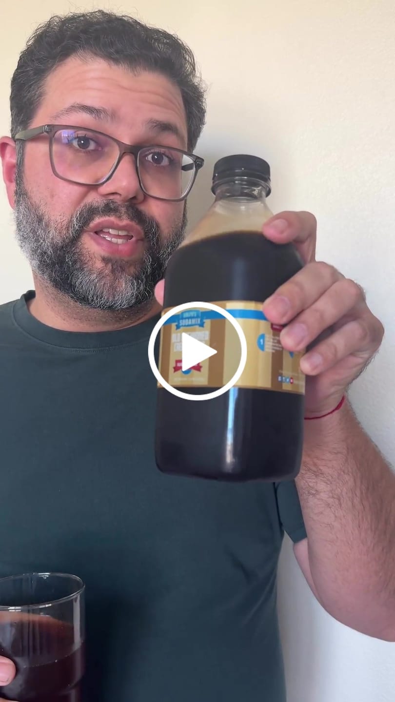 Customer video review of Old Fashioned Cream Soda Sparkling Water Flavoring Syrup