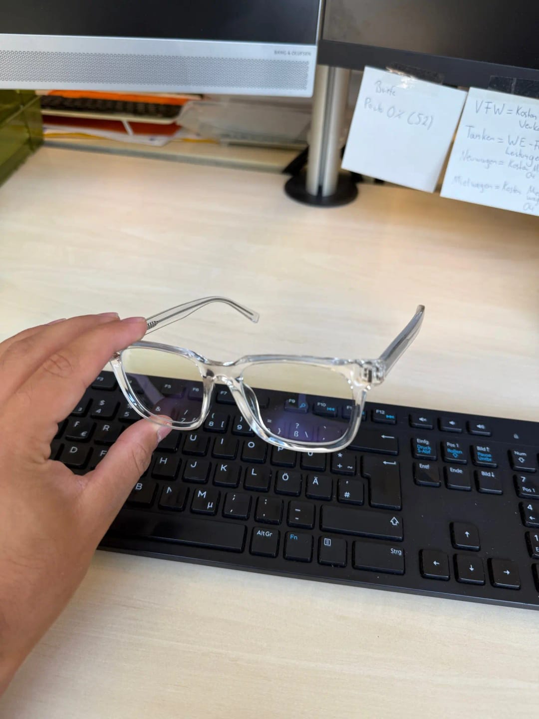 Customer photo review of BLAULICHTFILTER-BRILLE - OPTIC