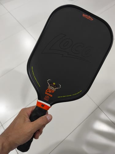 Customer photo review of (PRE-ORDER - SHIPPING BETWEEN 2/9/26 and 2/13/26) The Loco 16mm Pickleball Paddle- Elongated