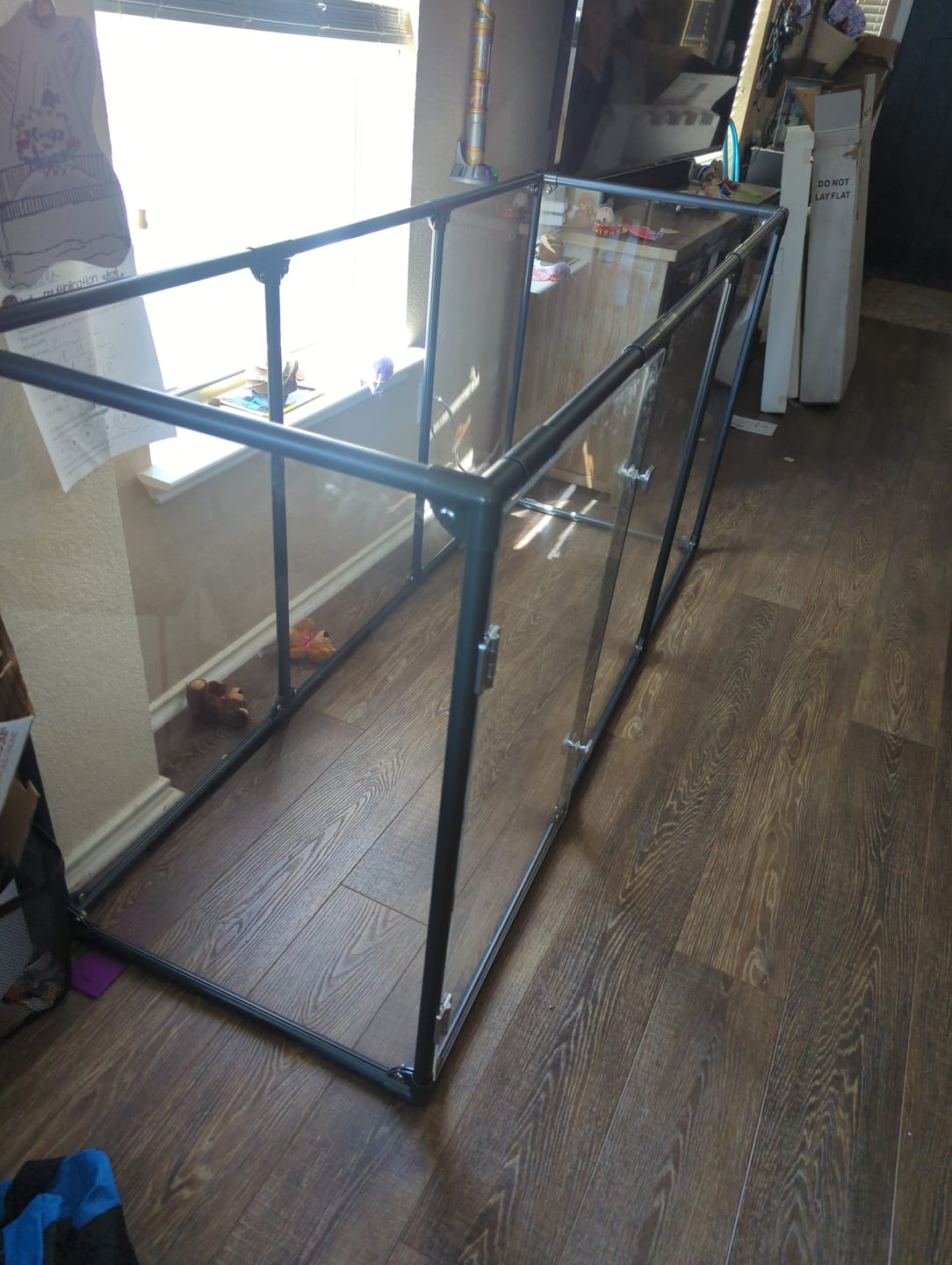 Customer photo review of 36" Tall Medium Lucidium Pet Pen