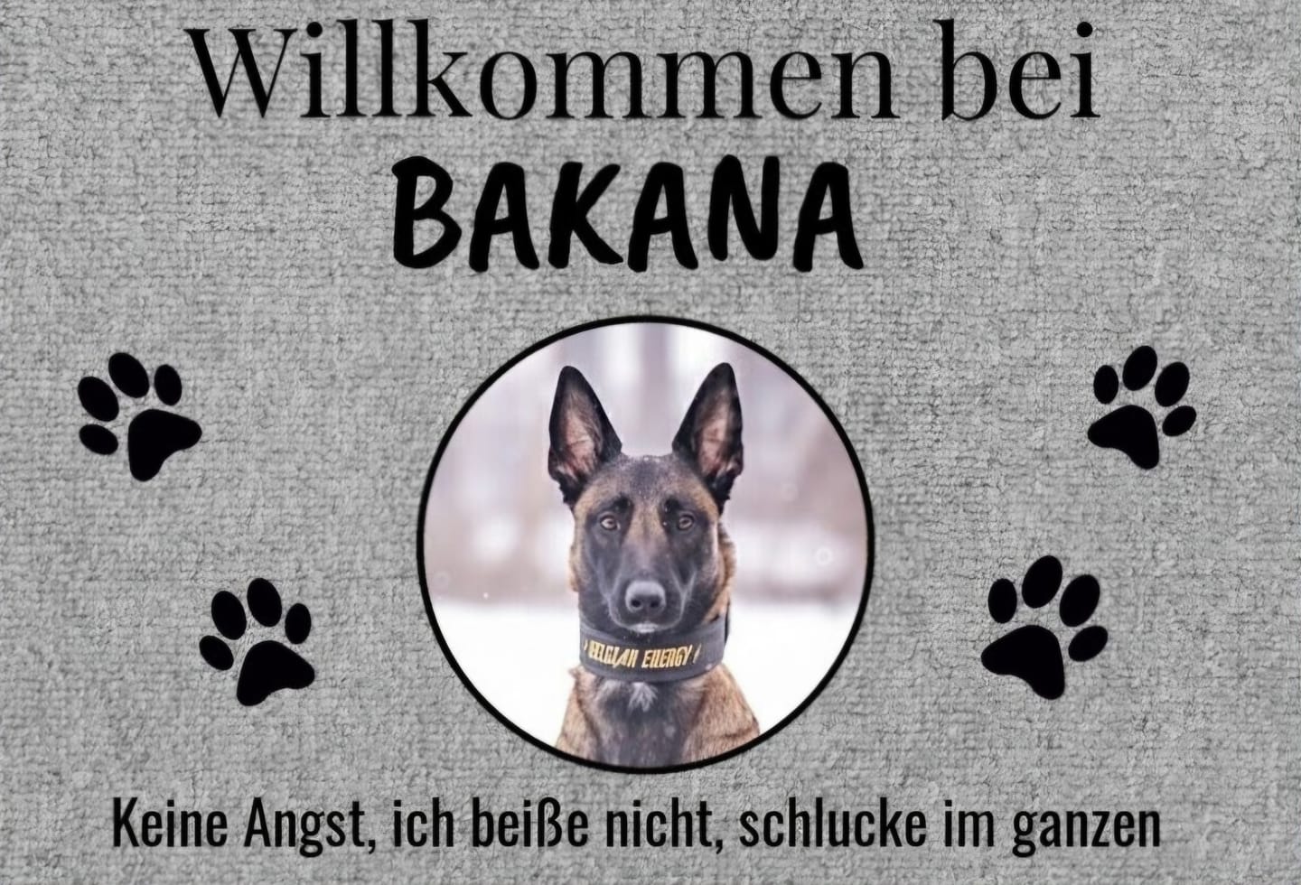 Customer photo review of Eigenes Foto - Individuelle Fußmatte