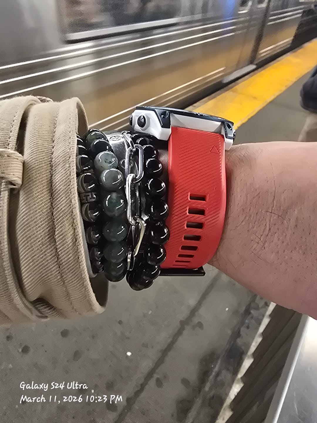 Customer photo review of Black Tourmaline Bracelet