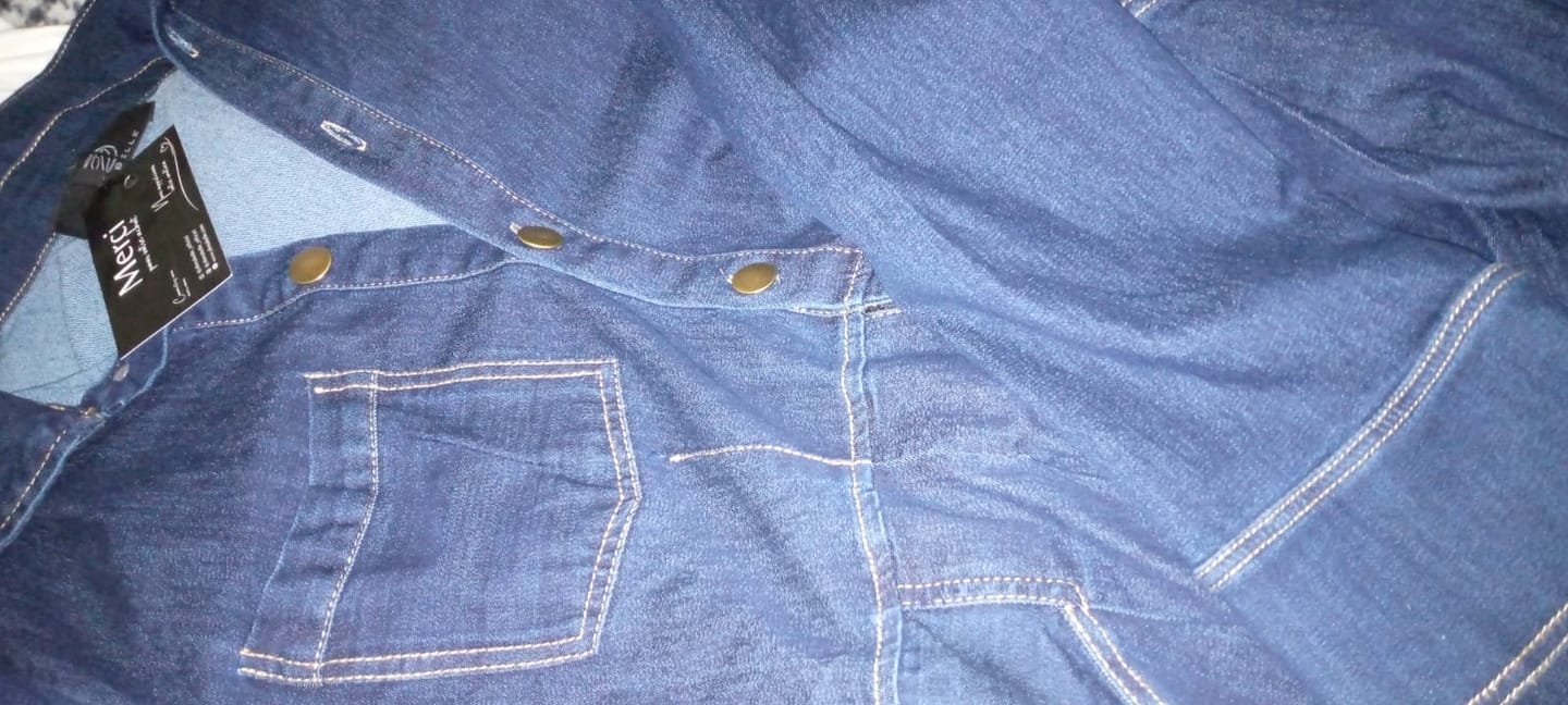 Customer photo review of Robe Denim Élégance