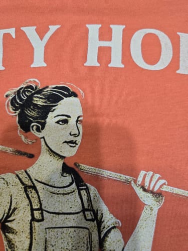 Customer photo review of Dirty Hoes T-Shirt