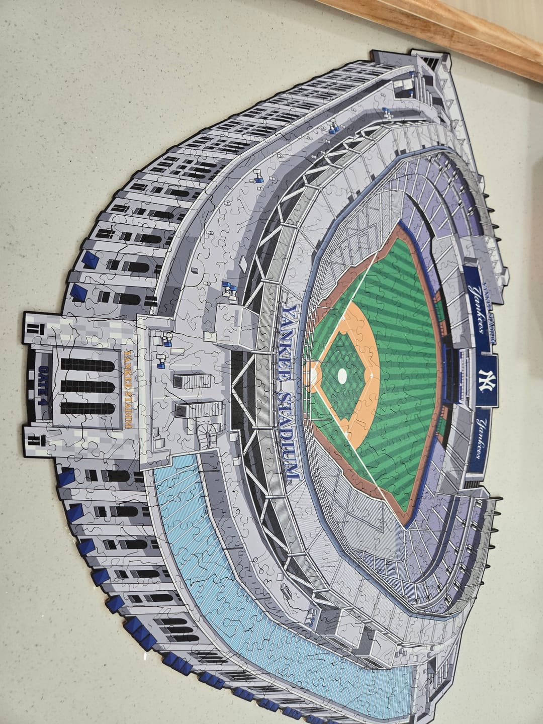 Customer photo review of New York Yankees™ Yankee Stadium - Wooden Puzzle