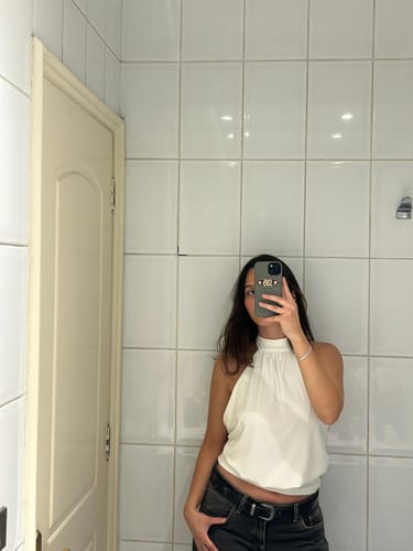 Customer photo review of TOP DIANA BLANCO