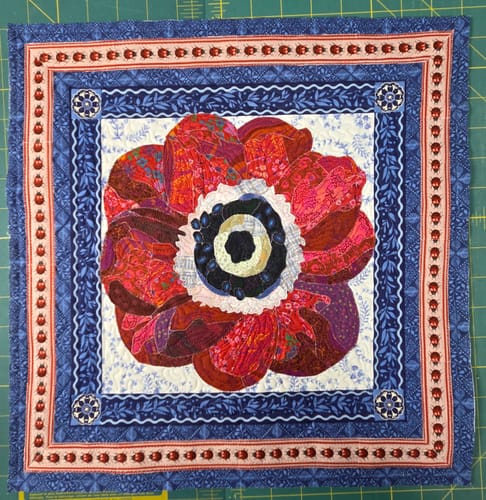 Customer photo review of Garden Party Block of the Month