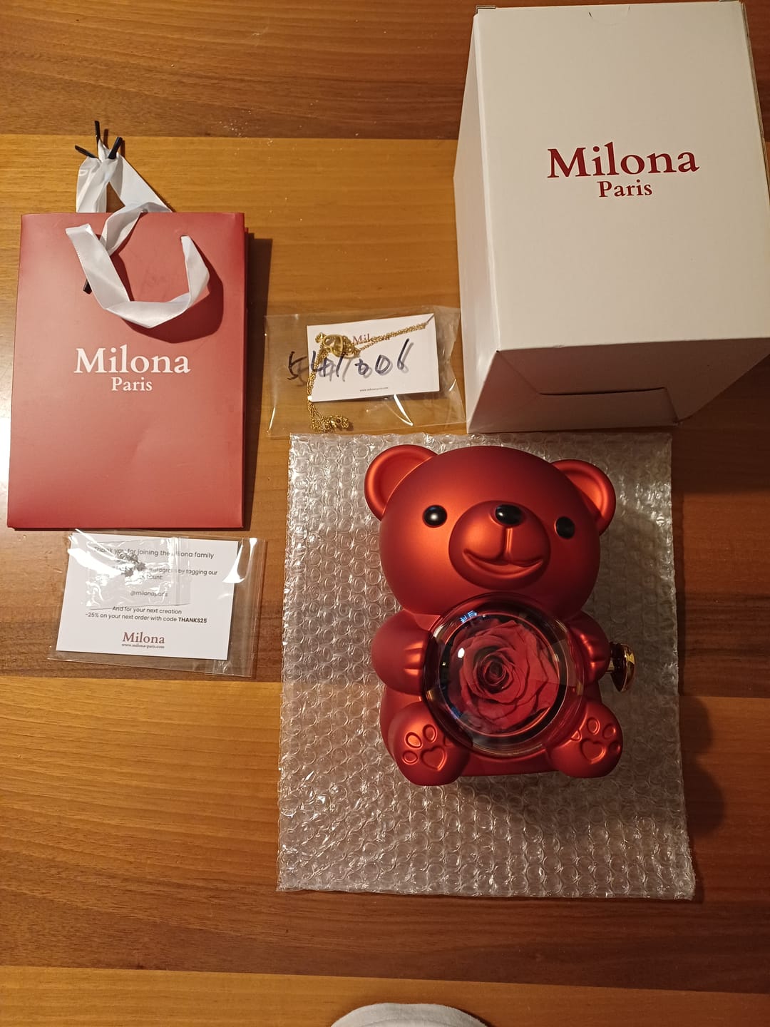 Customer photo review of Julia Earrings