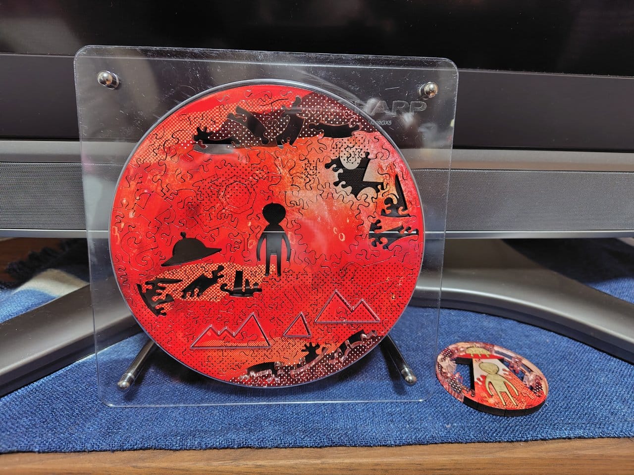 Customer photo review of 宇宙の破片 MARS 火星と専用フレームセット【1月入庫分予約】
