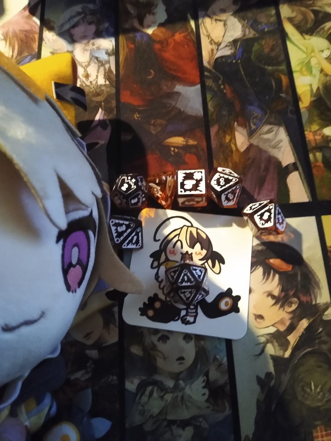 Customer photo review of PRE-ORDER | Gigi Murin Glass Dice Set | hololive English x MMG Exclusive