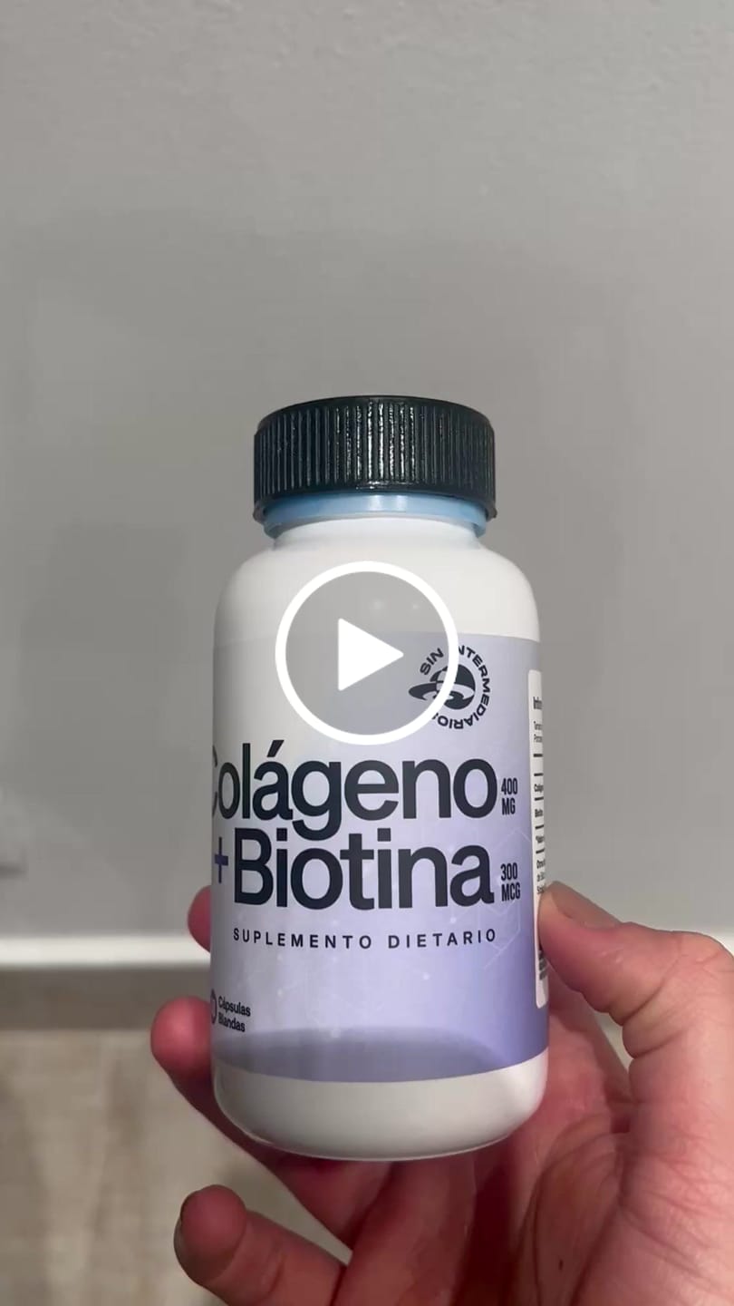 Customer video review of Cápsulas Colágeno + Biotina