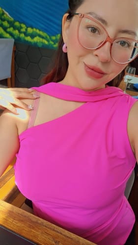 Customer photo review of TOP SARA ROSADO