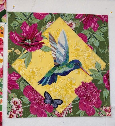 Customer photo review of Garden Party Block of the Month