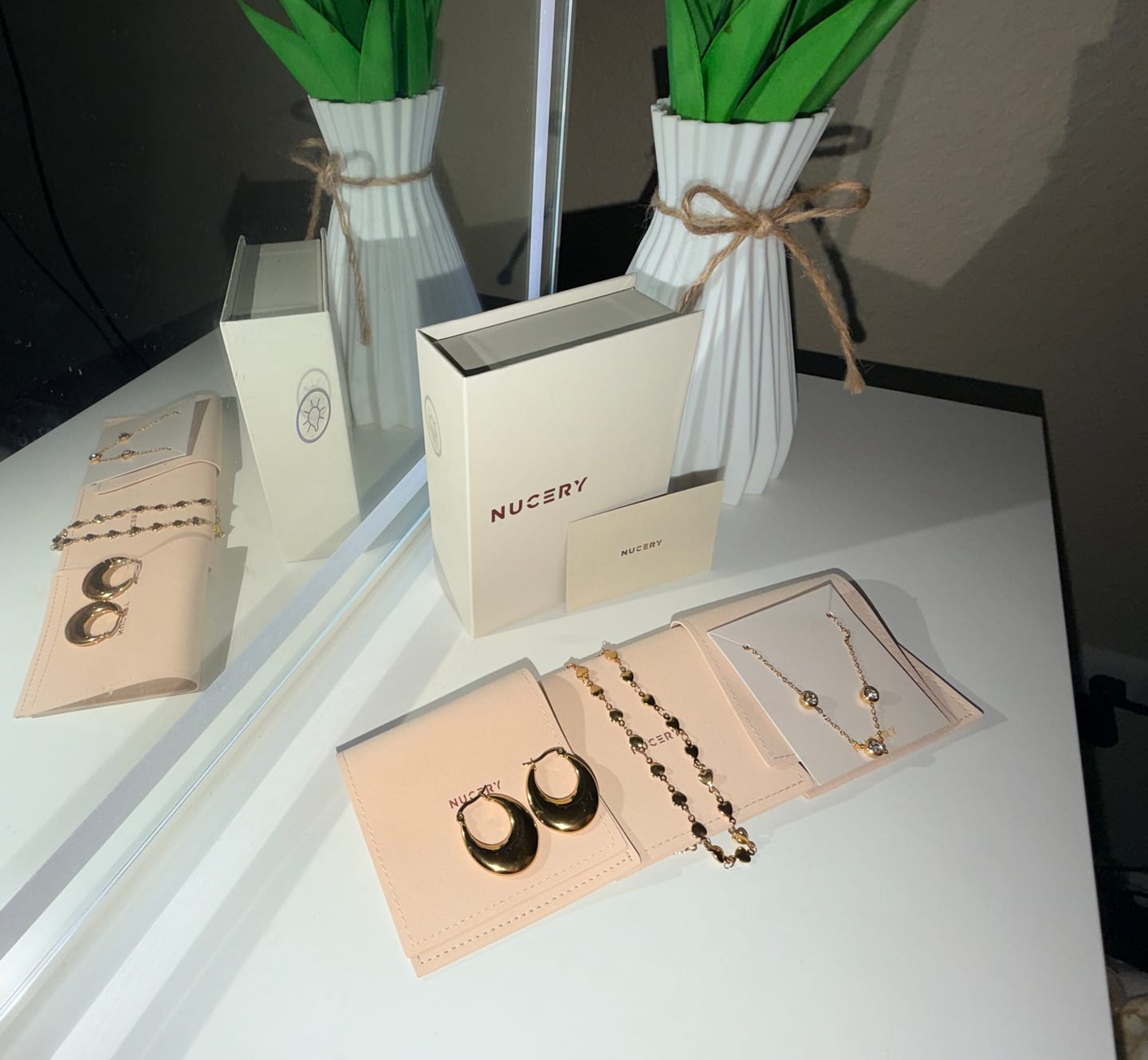 Customer photo review of Blossom earrings