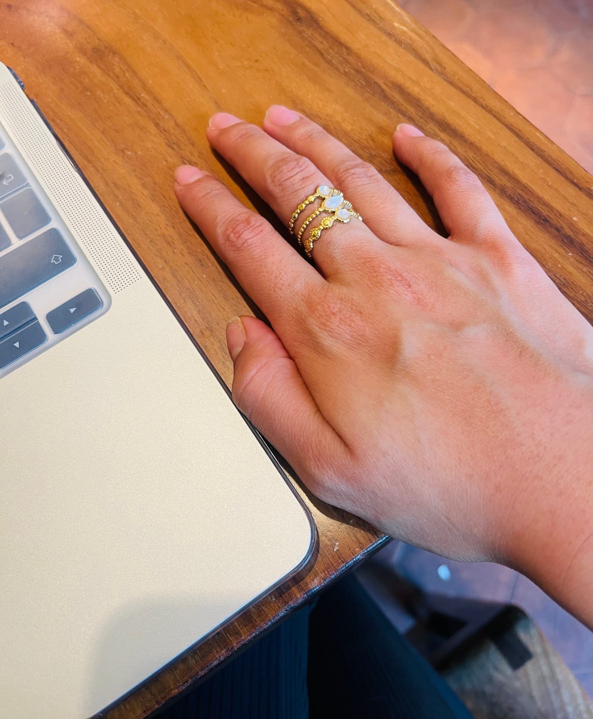 Customer photo review of Anillo Ajustable Albo