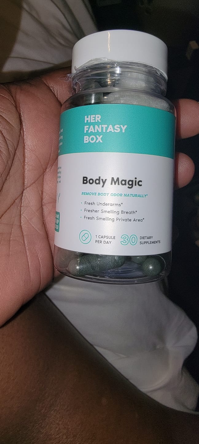 Customer photo review of Body Magic Chlorophyll Pill for Feminine Odor - 3 pk