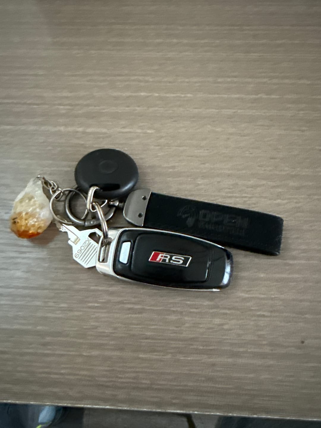 Customer photo review of AUDI KEYCHAIN