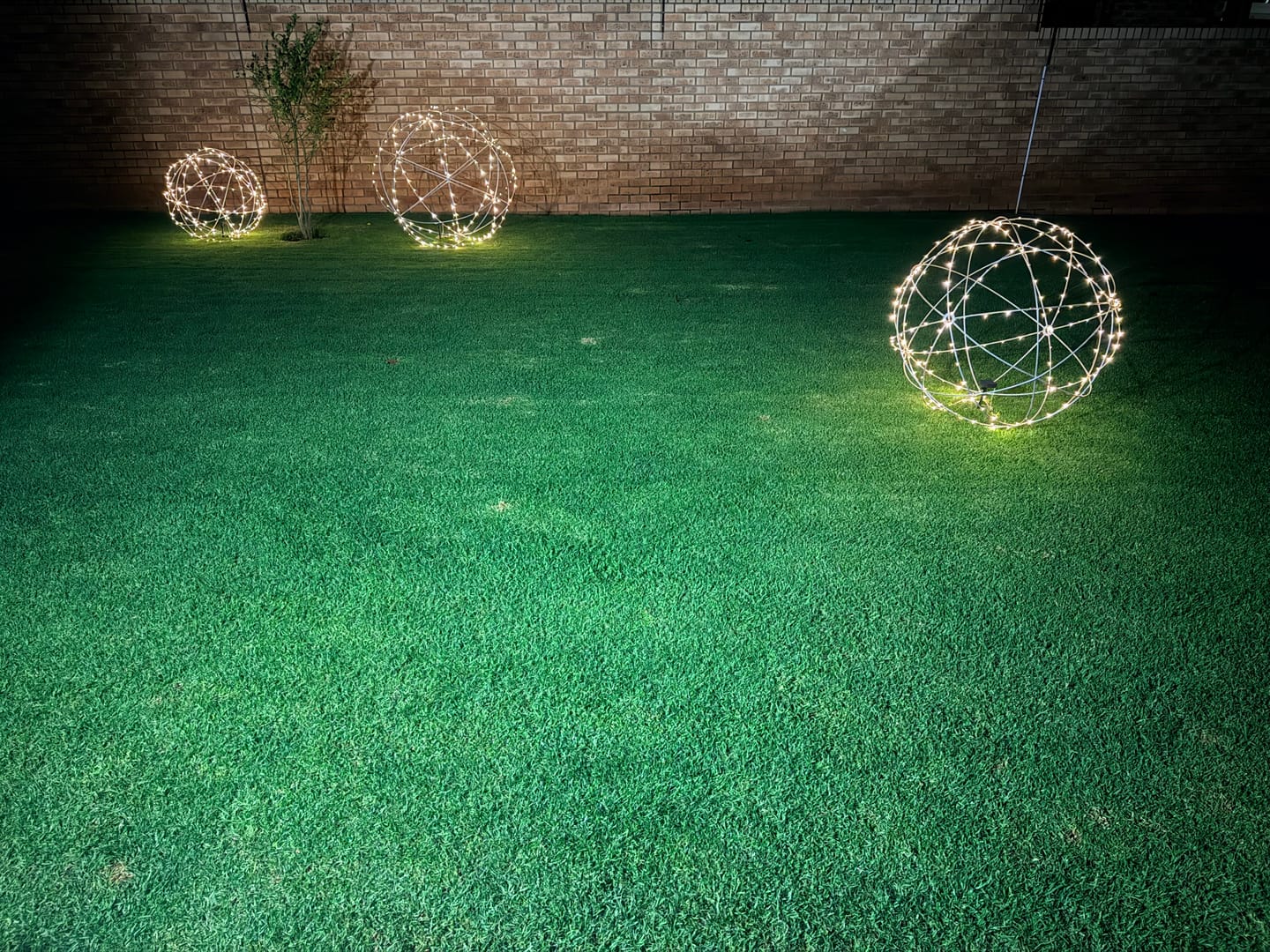 Customer photo review of Copper Wire Solar Fairy Lights
