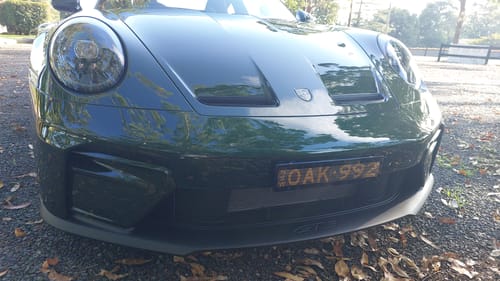 Customer photo review of Porsche 992.2 911 GT3 / GT3 Touring - Miniature Plinth (FRONT)