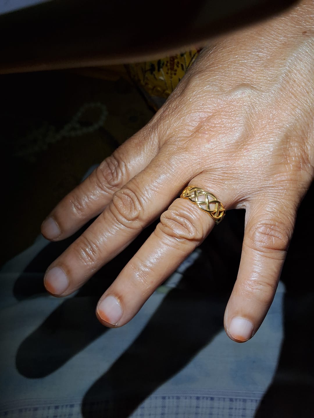 Customer photo review of Woven Harmony Ring