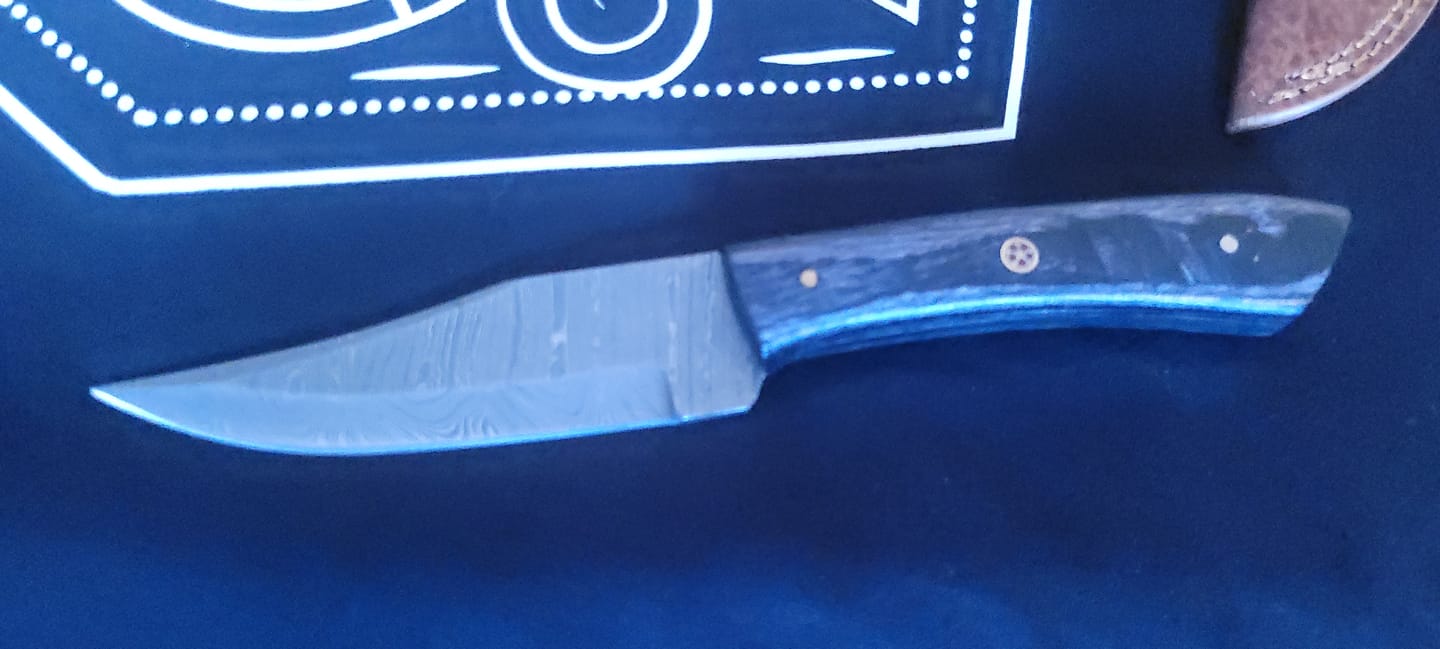 Customer photo review of Mystery Damascus Knife