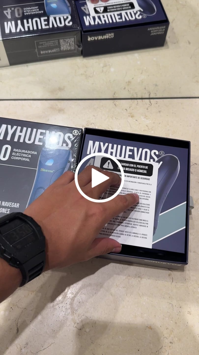 Customer video review of Rasuradora Corporal MyHUEVOS® 4.0 - Sin Cortes Ni Irritación