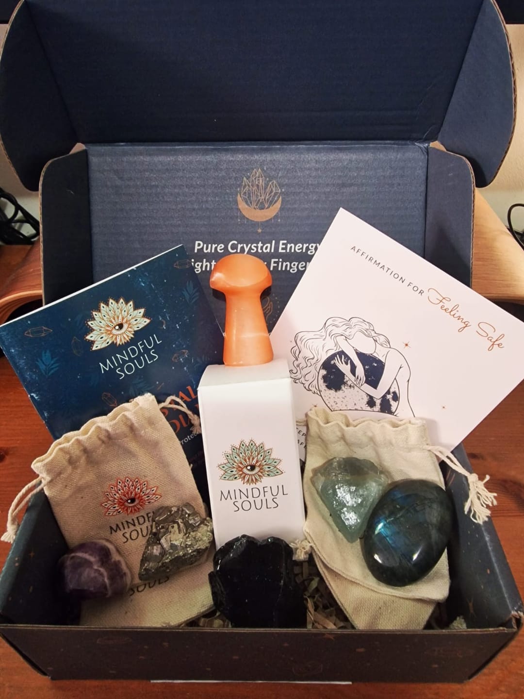 Customer photo review of Crystal Subscription Box