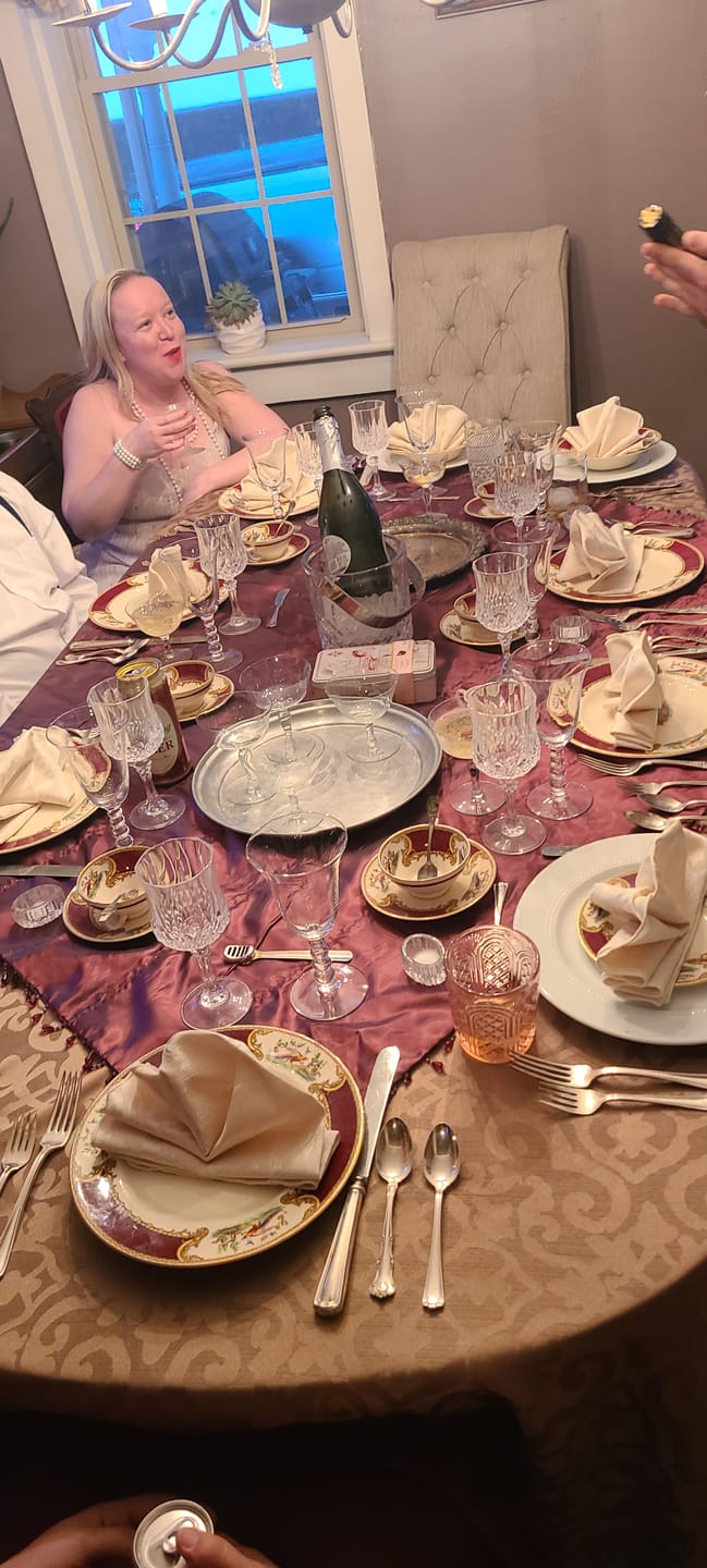 Customer photo review of 1920s Murder Mystery Game Kit