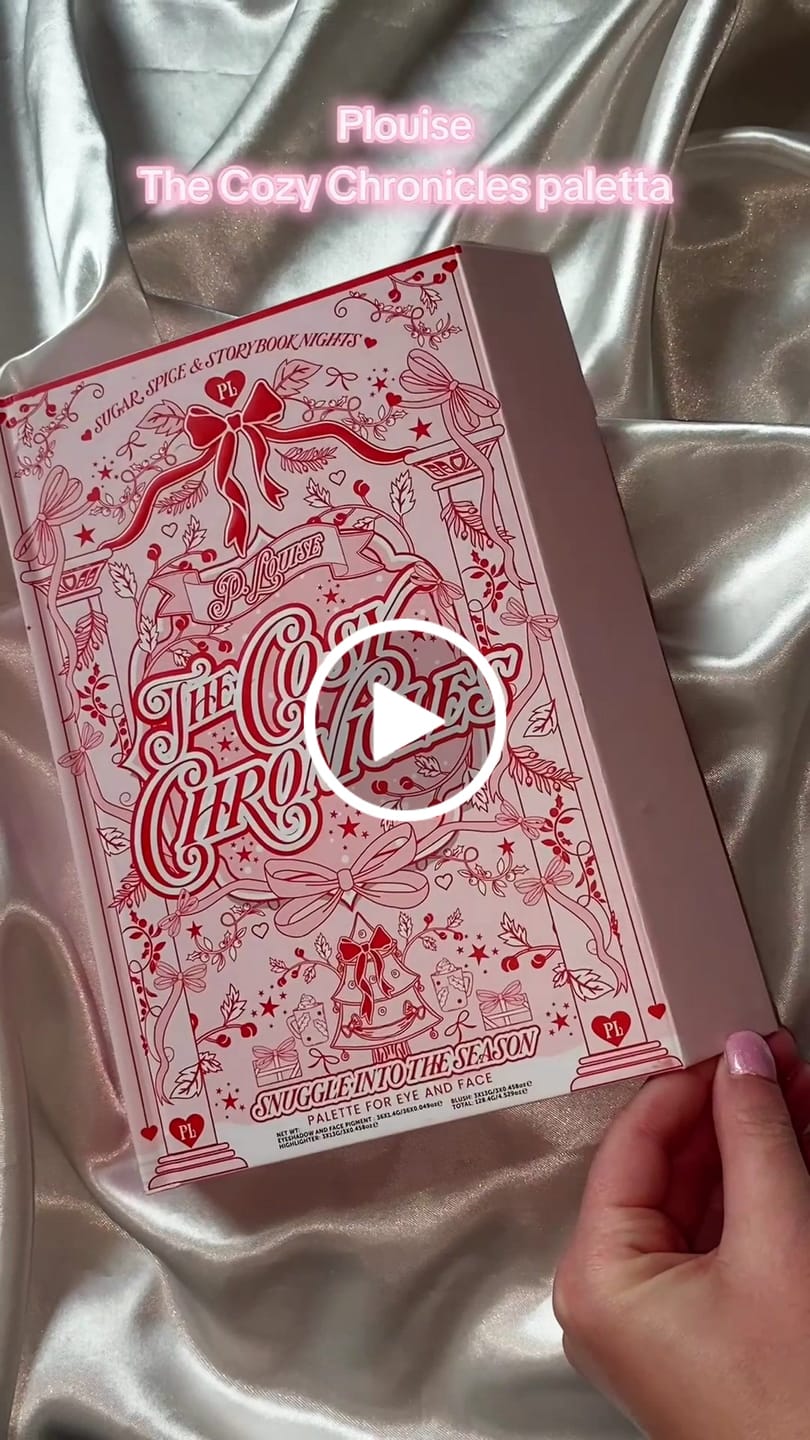 Reseña en vídeo del cliente de la paleta de sombras de ojos y rostro navideña The Cosy Chronicles