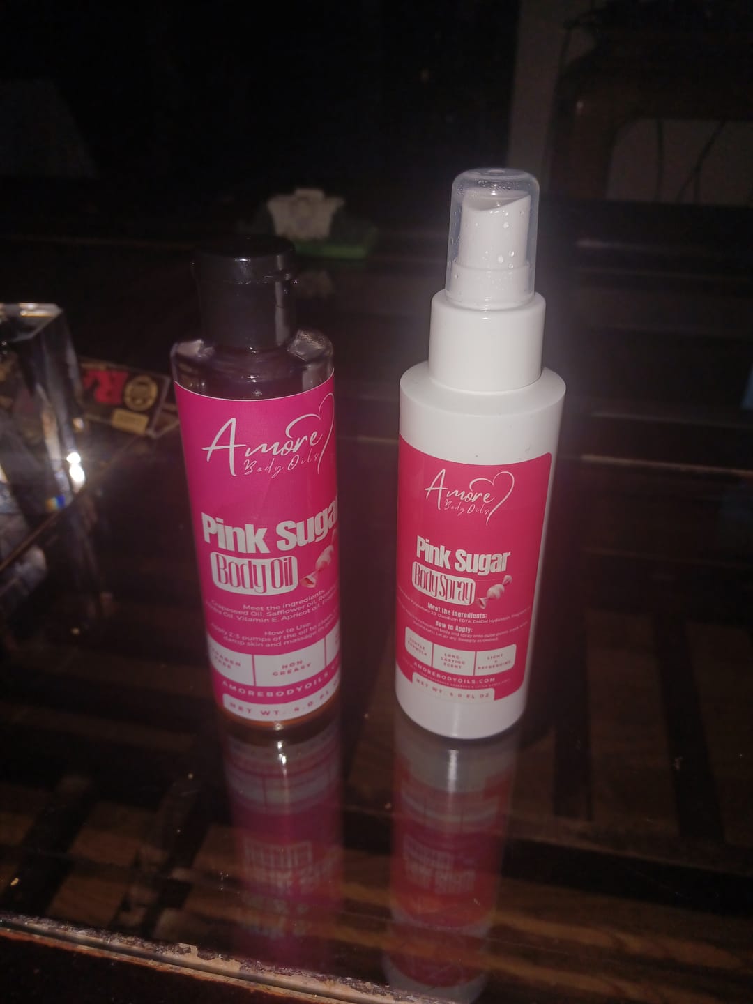 Customer photo review of Pink Sugar - Body Oil