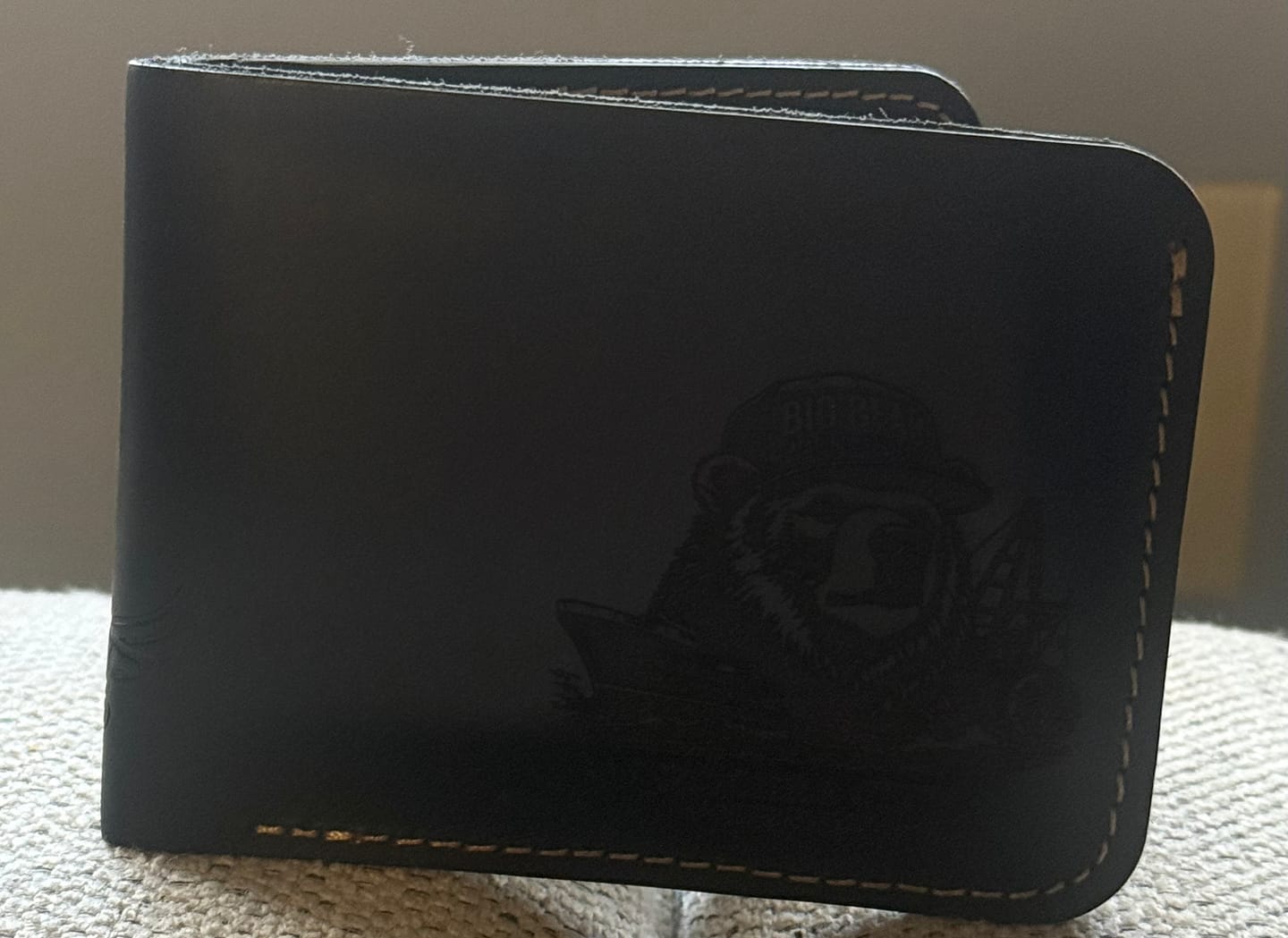 Customer photo review of Rio Grande Bifold Wallet - Full Grain Leather | Handmade in Texas