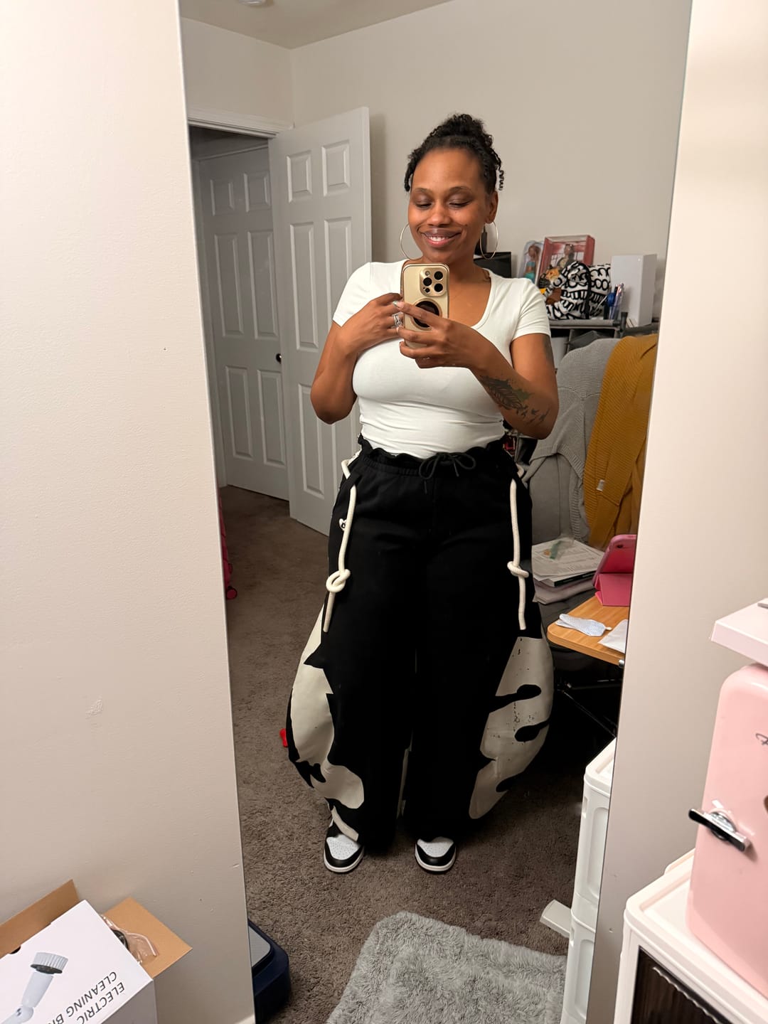 Customer photo review of Aelfric Eden Graffiti Super Baggy Barrel Sweatpants